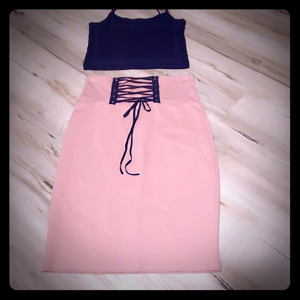 Cute Charlotte Russe high waisted pencil skirt